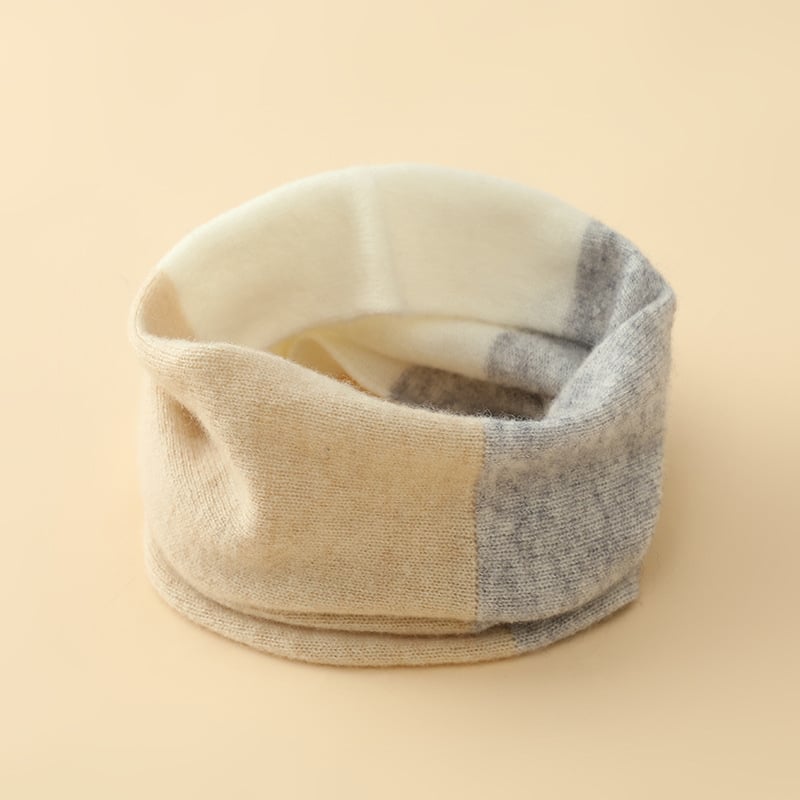 Кашмиров шал за врата, прав цилиндър, Plain weave – Warp Knit, зимна топлина, универсален стил