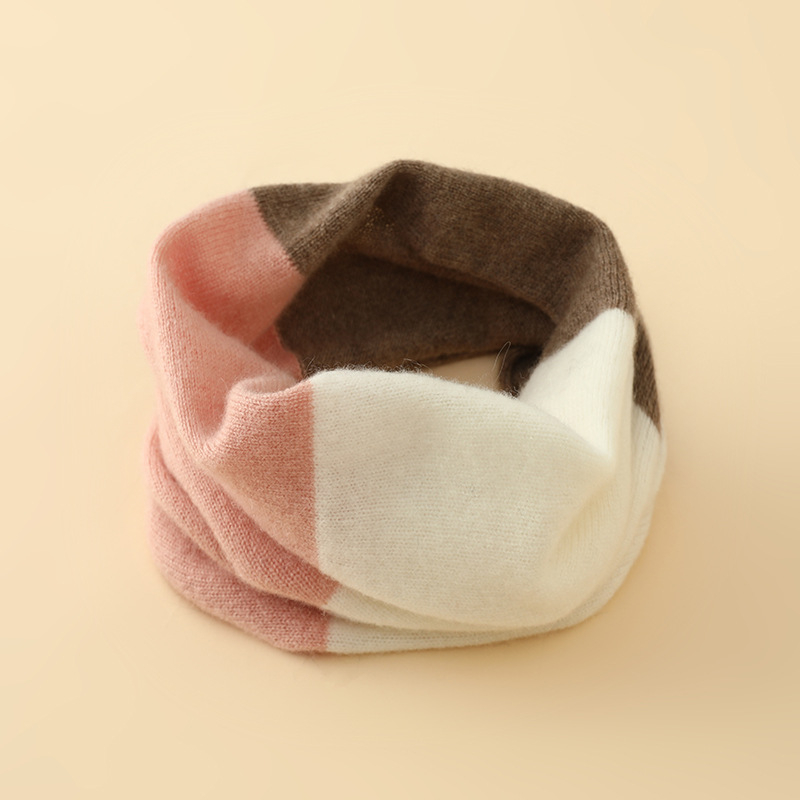 Кашмиров шал за врата, прав цилиндър, Plain weave – Warp Knit, зимна топлина, универсален стил