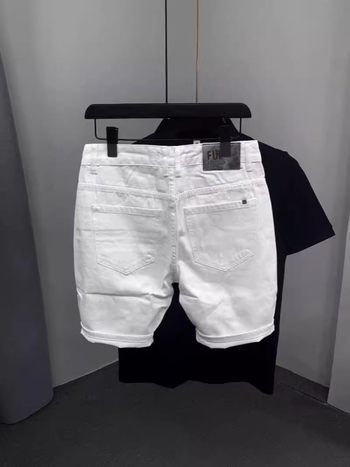 Muške traper šorceve, ravni kroj, slim fit, rastezljiv materijal, pamuk 65,9%, ljeto