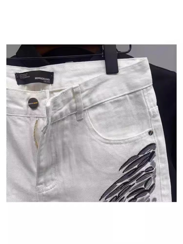 Muške traper šorceve, ravni kroj, slim fit, rastezljiv materijal, pamuk 65,9%, ljeto