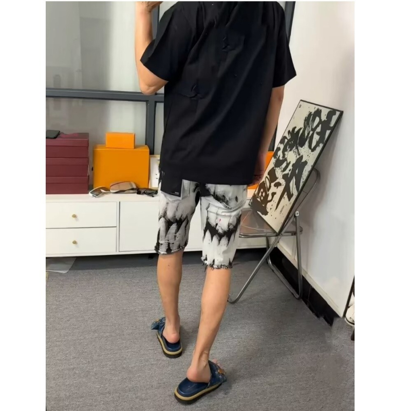 Muške kratke hlače s pet inča duljine, ravni kroj, retro stil, Modal tkanina, blaga elastičnost