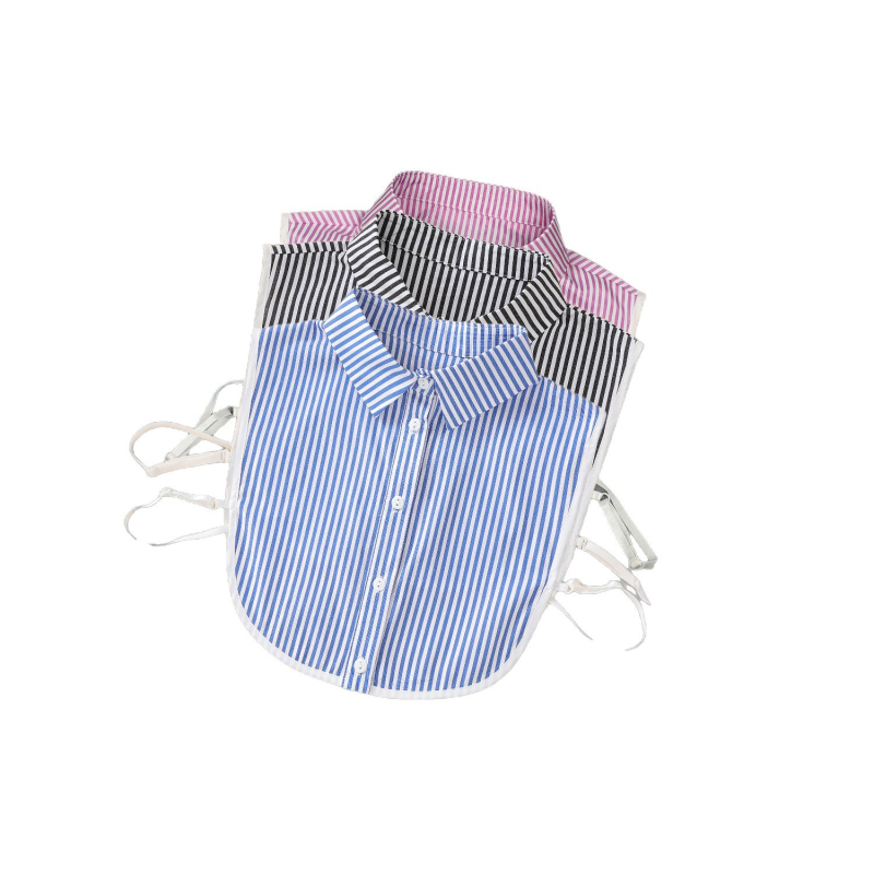 Guler decorativ fals, bumbac, căptușeală poliester, model clasic, stil coreean, primăvara 2025