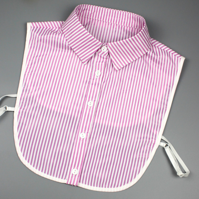 Guler decorativ fals, bumbac, căptușeală poliester, model clasic, stil coreean, primăvara 2025