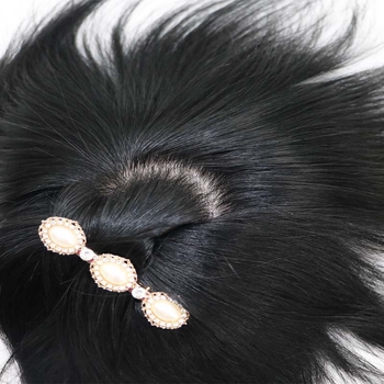 Perucă bărbătească țesută manual, scurtă, din păr natural, respirabilă; înlocuire a părului; poate fi vopsită și supusă permului