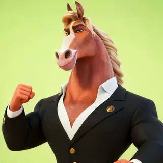 Férfi cosplay paróka – Zootopia polgármestere, anime-stílus, fejfedő a színpadra, Halloween
