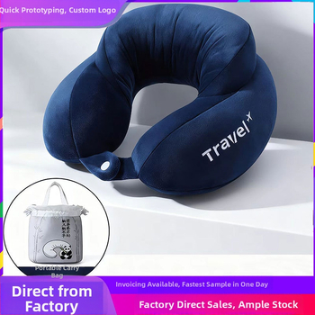 Μαξιλάρι λαιμού σε σχήμα U για ταξίδι, γέμισμα PP βαμβάκι, καθολική συμβατότητα, μοντέρνο μινιμαλιστικό στυλ