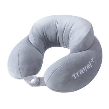 Μαξιλάρι λαιμού σε σχήμα U για ταξίδι, γέμισμα PP βαμβάκι, καθολική συμβατότητα, μοντέρνο μινιμαλιστικό στυλ
