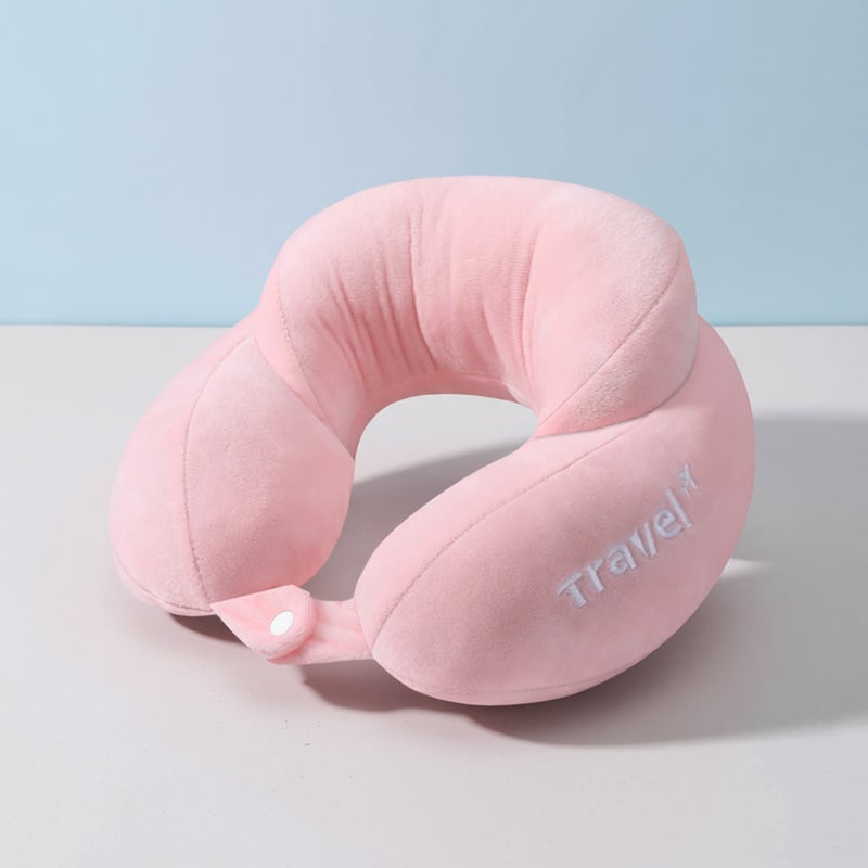 Μαξιλάρι λαιμού σε σχήμα U για ταξίδι, γέμισμα PP βαμβάκι, καθολική συμβατότητα, μοντέρνο μινιμαλιστικό στυλ