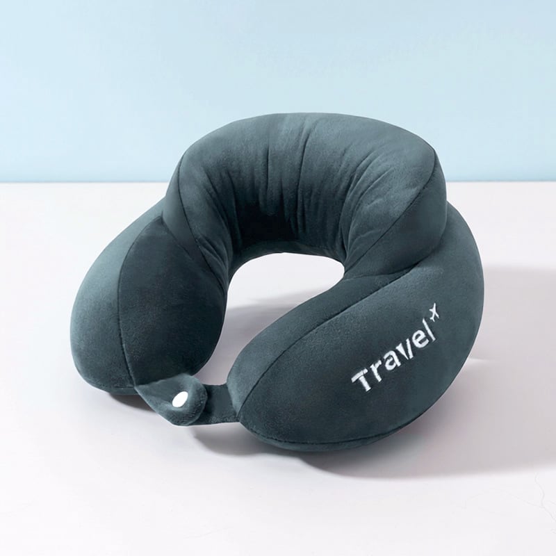Μαξιλάρι λαιμού σε σχήμα U για ταξίδι, γέμισμα PP βαμβάκι, καθολική συμβατότητα, μοντέρνο μινιμαλιστικό στυλ