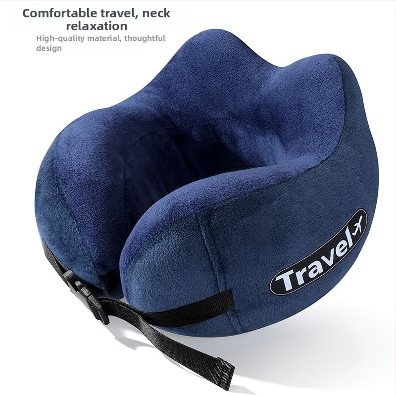 Μαξιλάρι λαιμού σε σχήμα U για ταξίδι, γέμισμα PP βαμβάκι, καθολική συμβατότητα, μοντέρνο μινιμαλιστικό στυλ
