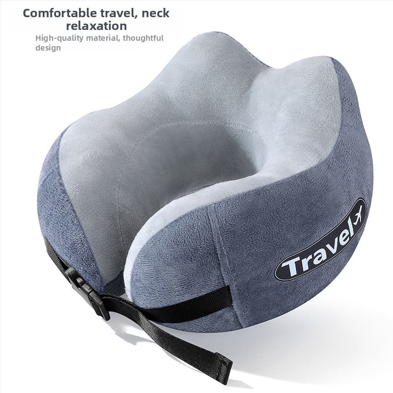 Μαξιλάρι λαιμού σε σχήμα U για ταξίδι, γέμισμα PP βαμβάκι, καθολική συμβατότητα, μοντέρνο μινιμαλιστικό στυλ