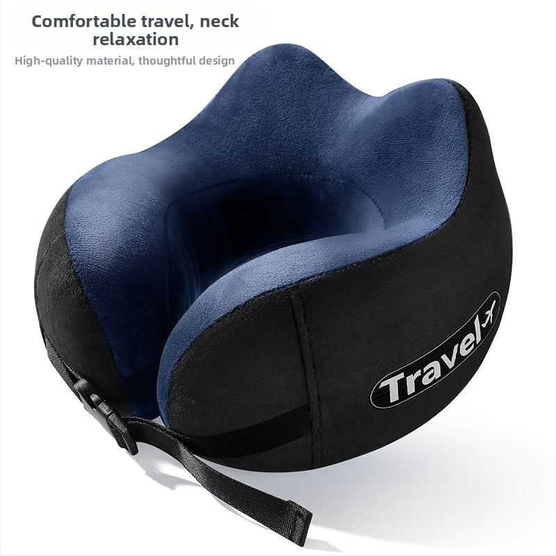 Μαξιλάρι λαιμού σε σχήμα U για ταξίδι, γέμισμα PP βαμβάκι, καθολική συμβατότητα, μοντέρνο μινιμαλιστικό στυλ