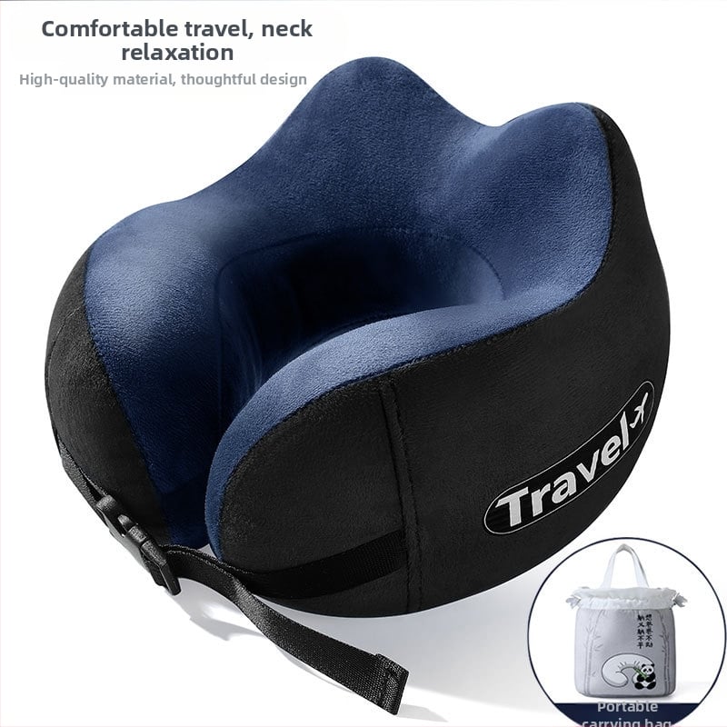 Μαξιλάρι λαιμού σε σχήμα U για ταξίδι, γέμισμα PP βαμβάκι, καθολική συμβατότητα, μοντέρνο μινιμαλιστικό στυλ