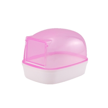 Accesoriu transparent pentru baie pentru hamster – utilizare dublă: baie/duș, din plastic, fără importuri