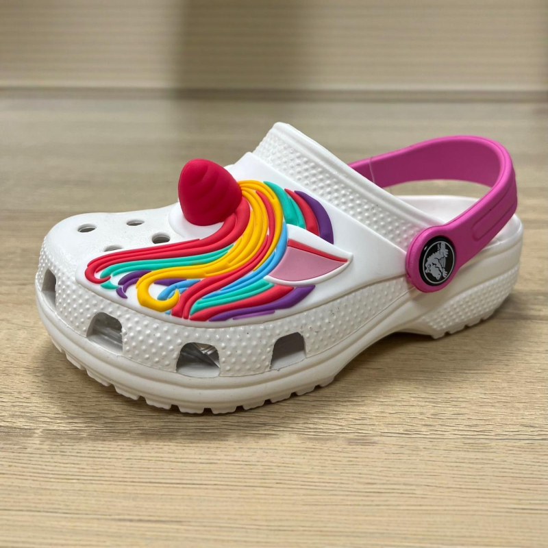 Unisex dječje Crocs‑stil sandale s motivima jednoroga, Pokémon i Miniona — EVA gornji dio, EVA potplat