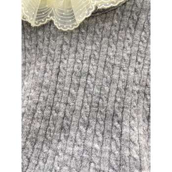 Cardigan stil pulover, mercerizirana pamuk, dugi rukavi, okrugli ovratnik, japansko-korejski ležerni stil