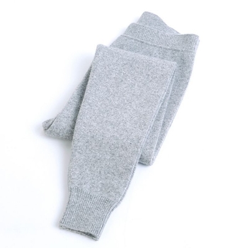 Unisex vunene termalne hlače, visoki pojas, elastičan uski kroj, dvostruka sloja, flis iznutra, 95-100% vuna, gustoća 251-300 g/m²