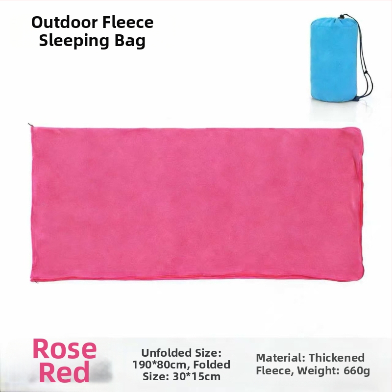 Υπνόσακος φλίς για ενήλικες, στυλ φακέλου, φλις ύφασμα και επένδυση, βάρος 620 γρ.