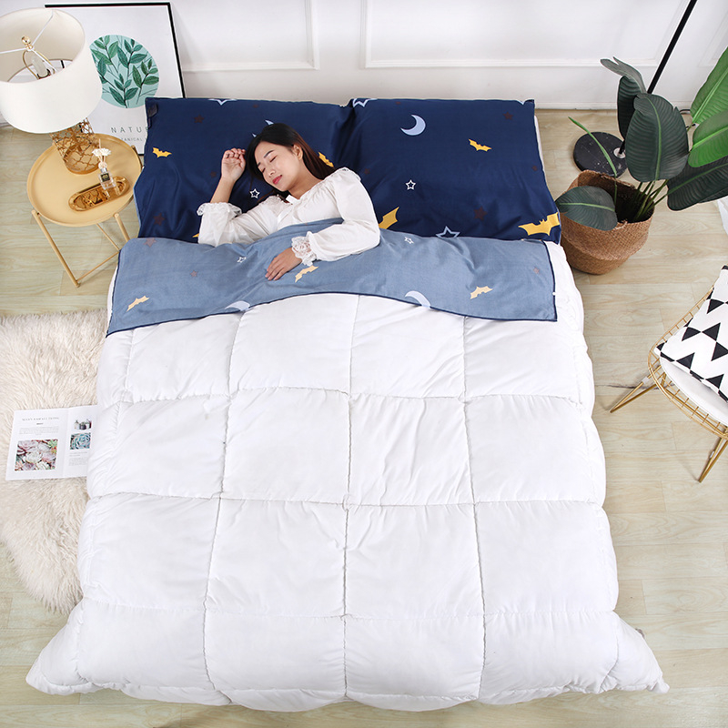 Ταξιδιωτικός υπνόσακος, στυλ φακέλου, πολυεστερικό ύφασμα και επένδυση, για ενήλικες, επιλογές βάρους 320/450/600/650/750 g