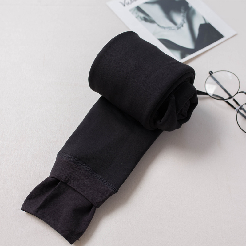 Capri tajice s fleec podstavom, poliester, debeli zimi, podizanje zadnjice i oblikovanje tijela