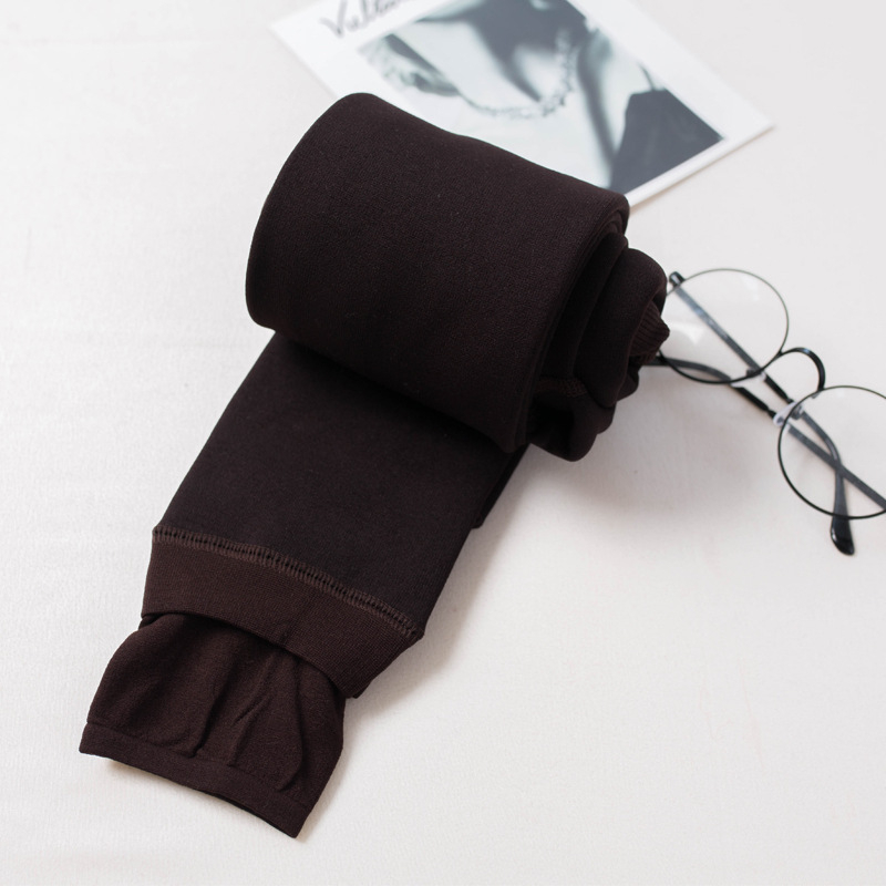 Capri tajice s fleec podstavom, poliester, debeli zimi, podizanje zadnjice i oblikovanje tijela