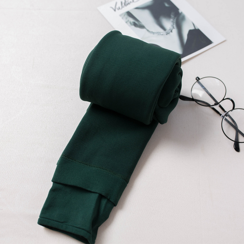 Capri tajice s fleec podstavom, poliester, debeli zimi, podizanje zadnjice i oblikovanje tijela