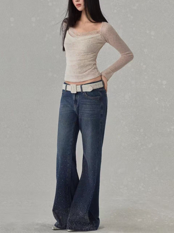 Slim-fit pletena majica s V-izrezom, dugi rukavi, smjesa 97% poliestera / 3% lana