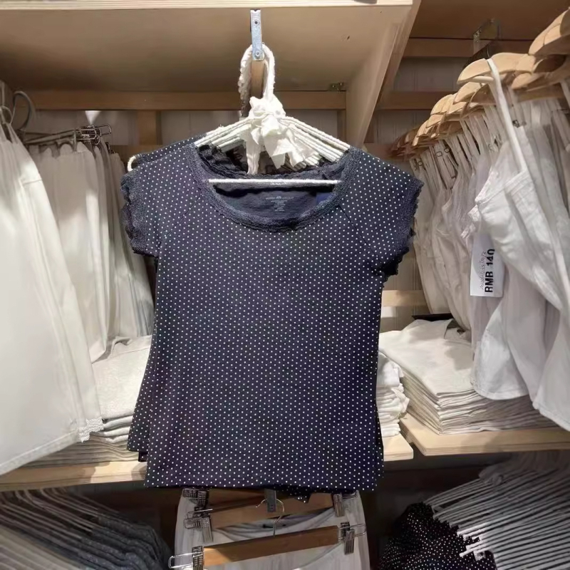 Pamučna majica, slim-fit, kratki rukavi, okrugli izrez, otisak – radni stil