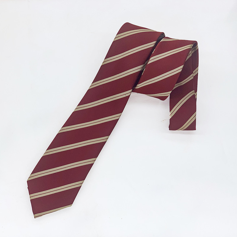 Unisex kravata s prugama, jacquard poliester, jesen 2021