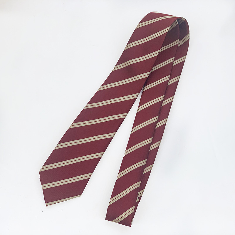 Unisex kravata s prugama, jacquard poliester, jesen 2021