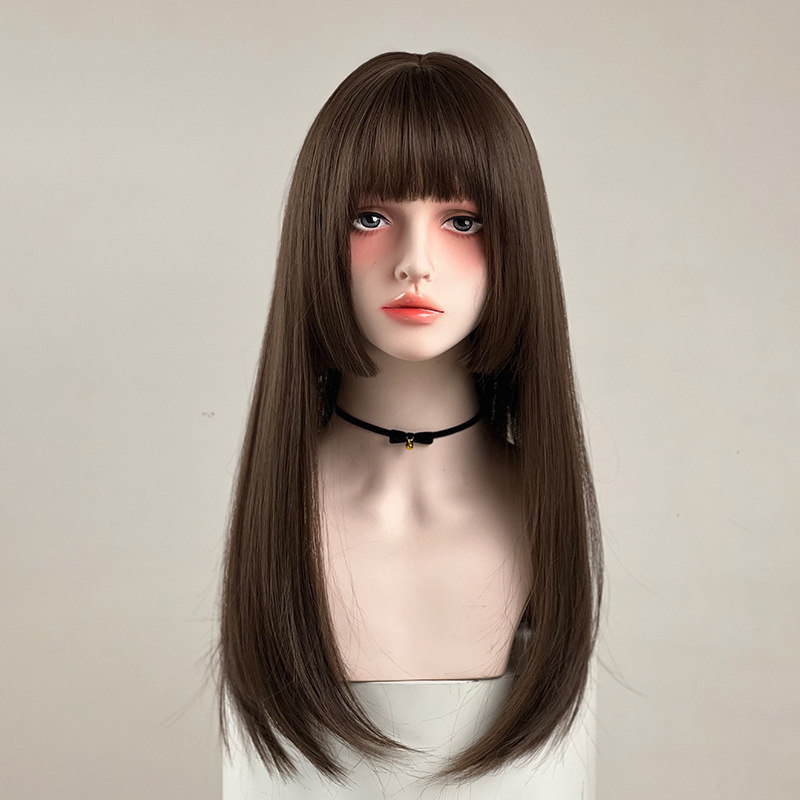Ženska perika, korejski stil, model 5062, visokotemperaturna žica, mehanička konstrukcija, promjena frizure