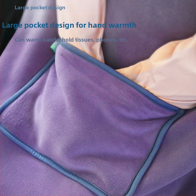 Téli kerekesszék takaró korall plüssből, 300–500 g, minimalist stílus