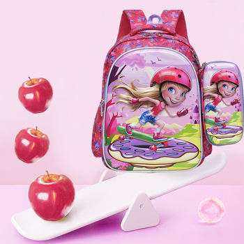 Παιδικό σχολικό σακίδιο EVA+nylon, αναπνεύσιμο, καμπύλοι ιμάντες ώμου, για δημοτικό σχολείο