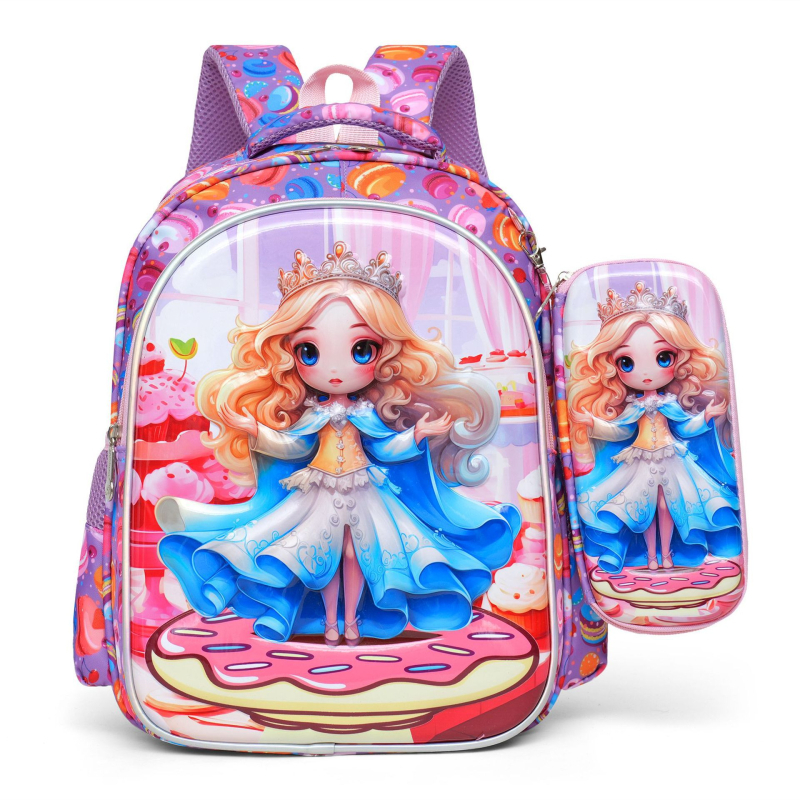 Παιδικό σχολικό σακίδιο EVA+nylon, αναπνεύσιμο, καμπύλοι ιμάντες ώμου, για δημοτικό σχολείο