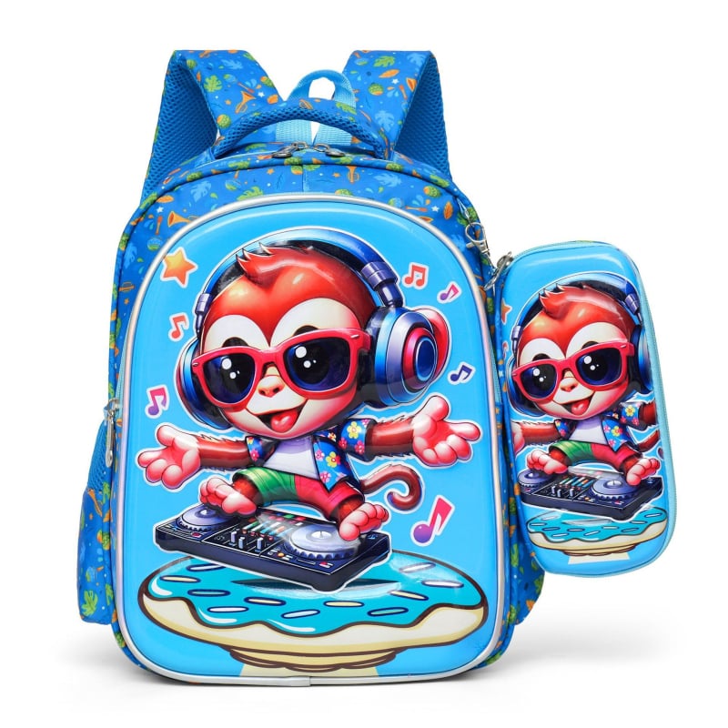 Παιδικό σχολικό σακίδιο EVA+nylon, αναπνεύσιμο, καμπύλοι ιμάντες ώμου, για δημοτικό σχολείο