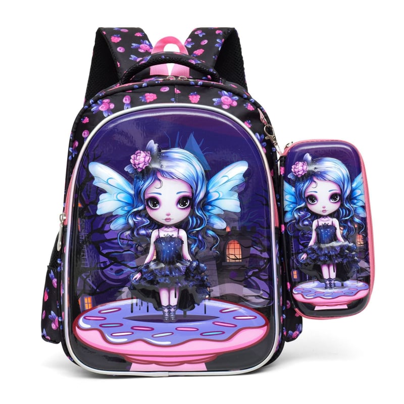 Παιδικό σχολικό σακίδιο EVA+nylon, αναπνεύσιμο, καμπύλοι ιμάντες ώμου, για δημοτικό σχολείο