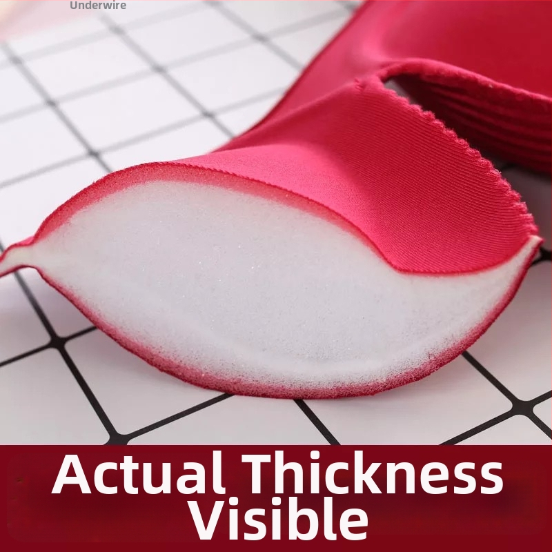 Bezkostrová podprsenka, 3/4 košíčky, 8 cm hrubá výstelka, zhromažňujúca podpora, odnímateľné dvojité ramienka, materiál: nylon