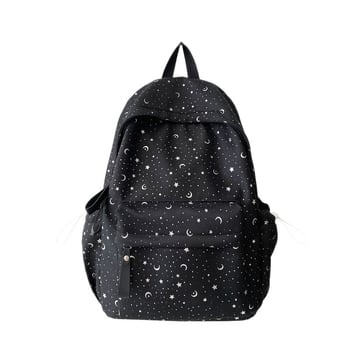 Ruksak za školu Starry Forest, lagan, velik kapacitet, unisex, najlon, korejski stil, pogodan za 12-inčni prijenosnik