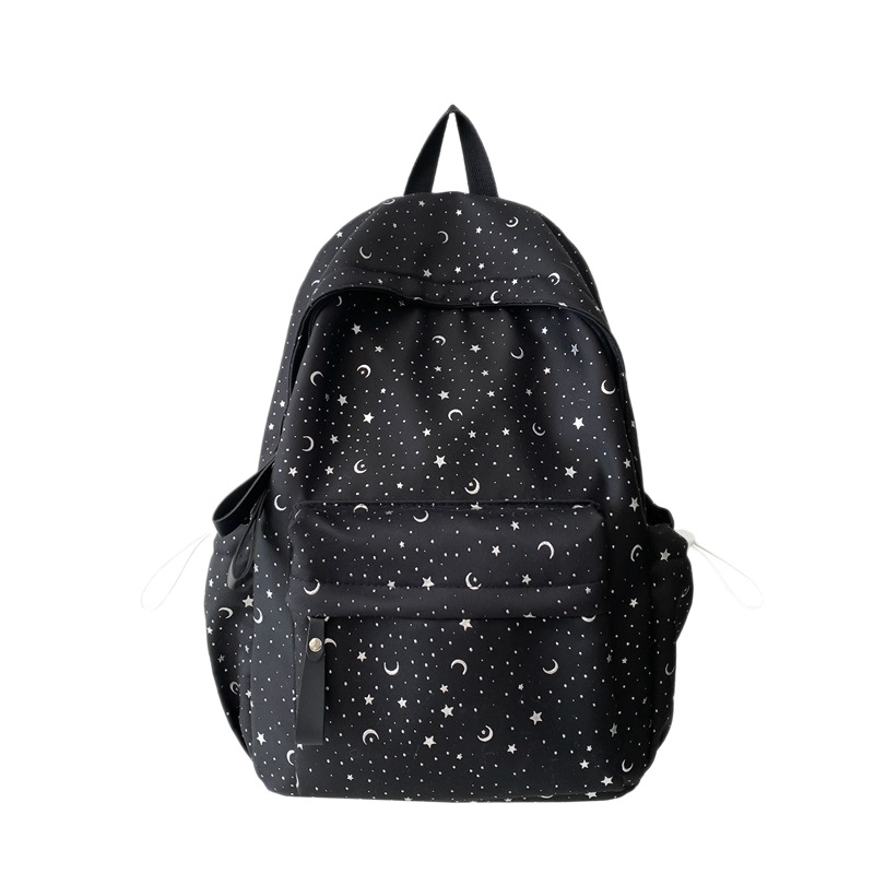 Ruksak za školu Starry Forest, lagan, velik kapacitet, unisex, najlon, korejski stil, pogodan za 12-inčni prijenosnik