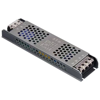 LED импулсно захранване с постоянен волтаж, вход 220 V AC, изход 12–24 V DC, до 16.6 A, 400 W, защита: претоварване, късо съединение, прекомерно напрежение, прегряване, прекомерен ток