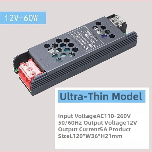 LED импулсно захранване с постоянен волтаж, вход 220 V AC, изход 12–24 V DC, до 16.6 A, 400 W, защита: претоварване, късо съединение, прекомерно напрежение, прегряване, прекомерен ток