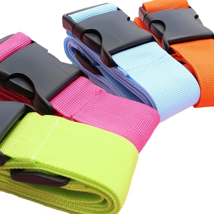 Curea pentru bagaje Ha Xiang, stil minimalist și luxos, model cu dungi, material polipropilenă, respirabil