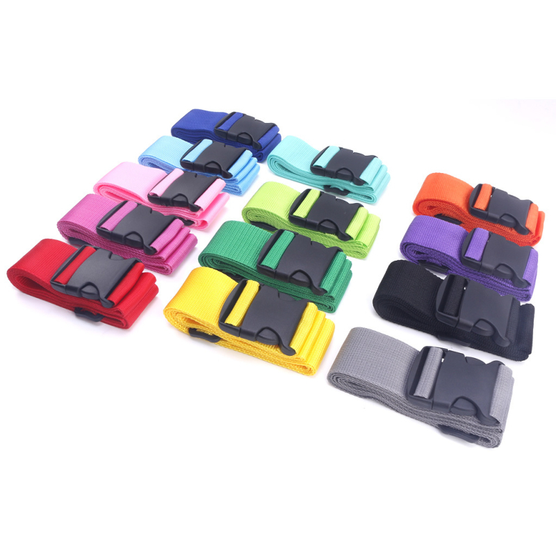 Curea pentru bagaje Ha Xiang, stil minimalist și luxos, model cu dungi, material polipropilenă, respirabil