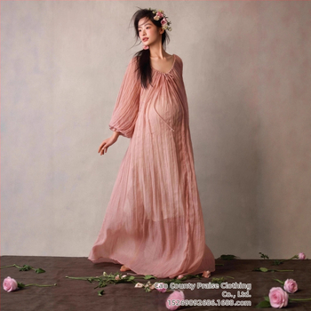 Костюм с пола за бременни: дълги ръкави, полиестер 70–80%, лято 2025, стил свеж и сладък