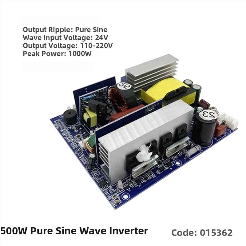 DC-AC inverter modul, 300W, bemenet 12V DC, kimenet 220V AC, 50Hz, kapcsolóüzemű tápegység