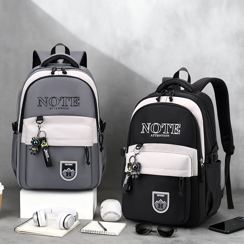 Σχολικό σακίδιο πλάτης - Νάιλον, Λειτουργία μείωσης βάρους, Καμπύλες ρυθμίσεις ώμων, Πολυεστερική επένδυση, Αστικός μινιμαλιστικός σχεδιασμός