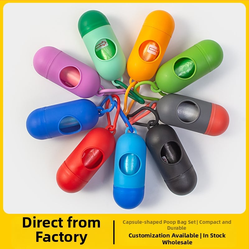 Pungi pentru fecale de câine, tip rolă, material PE, grosime standard, brand Jinchong