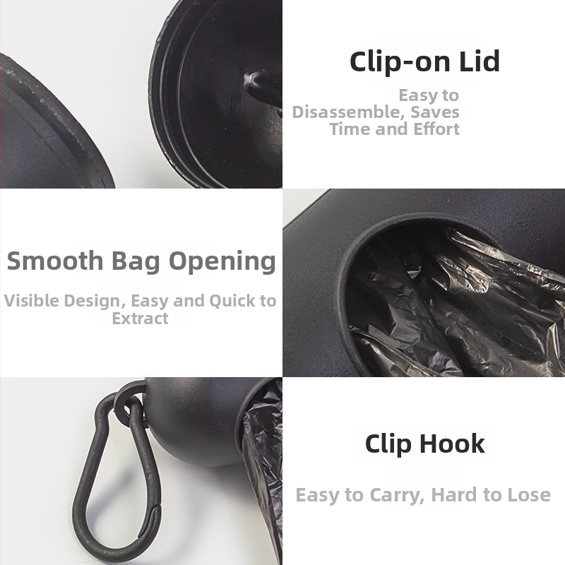 Vrecká na psie výkaly, rolovací typ, PE materiál, bežná hrúbka, značka Jinchong