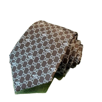 Férfi selyem nyakkendő, jacquard szövés, rácsmintás minta, rombusz alak, modern stílus