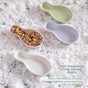 Castron ceramic pentru hamsteri, porțelan, brand Shuo ni, origine Chaozhou, Guangdong, cod Ph20250629